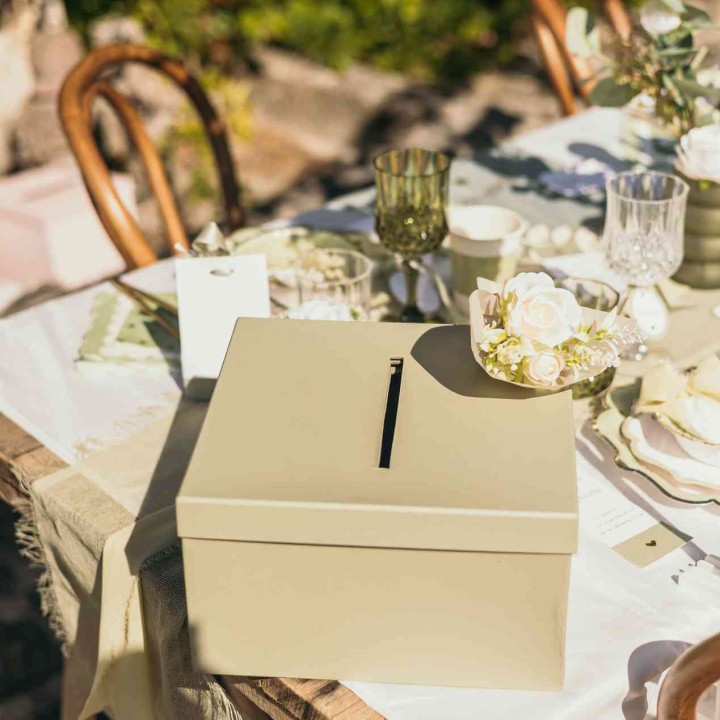 Urne Carrée Verte – Boîte enveloppe