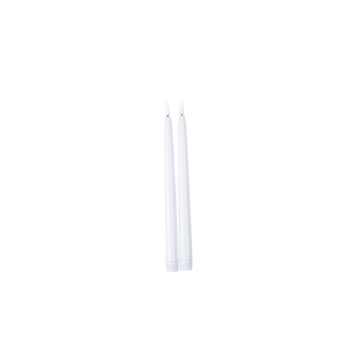 Bougies Flambeau LED x2 - Décoration Lumineuse
