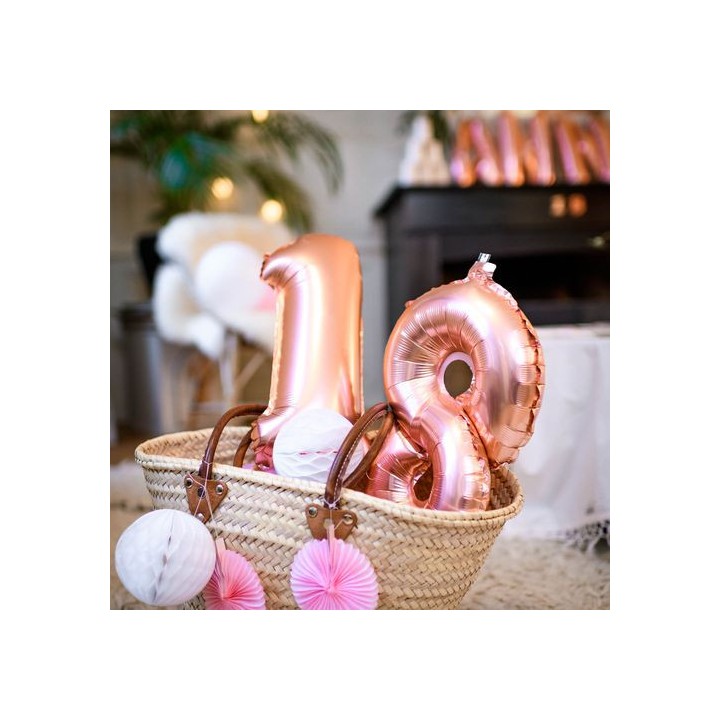 Mini ballon aluminium chiffres - Article de fête