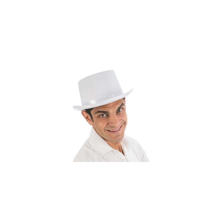 Chapeau haut de forme satiné 12 cm - Accessoire fête