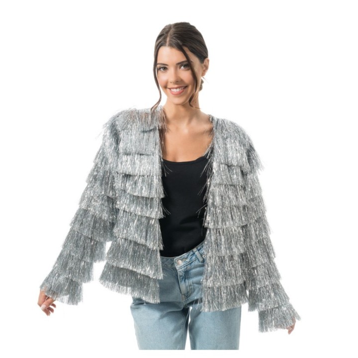 Veste scintillante à franges femme - Costume