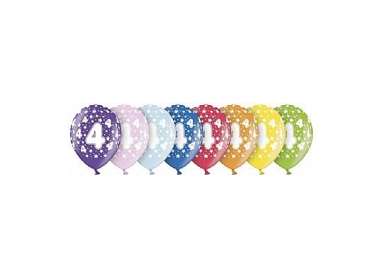 Paquet de fête d'anniversaire de 3 ans Décoration Ballons pour fête de 3 ans.  Ballons