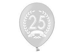 Ballons 25 ans de mariage x 6