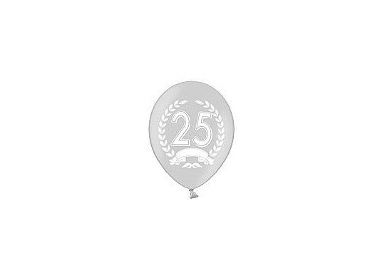 Ballons 25 ans de mariage x 6