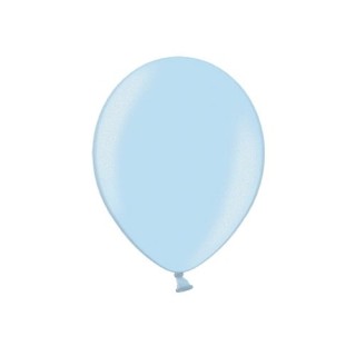 Ballon uni 27 cm standard bleu ciel X 50