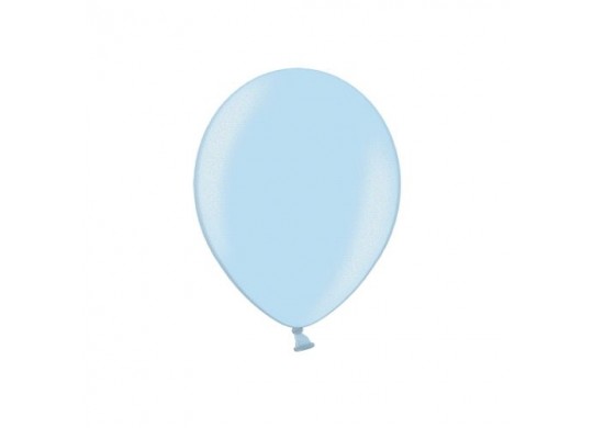 Ballon uni 27 cm standard bleu ciel X 50