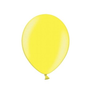 Ballon uni 27 cm standard jaune X 50