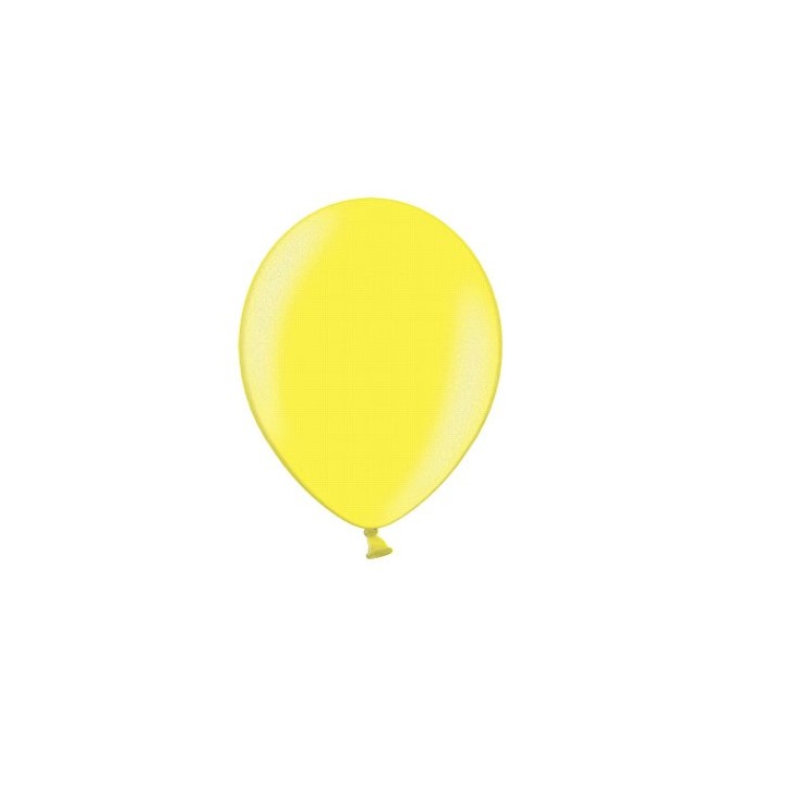 Ballon uni 27 cm standard jaune X 50
