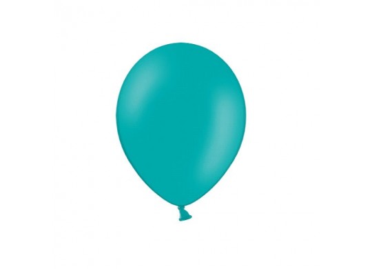 Ballon uni 27 cms standard turquoise X50