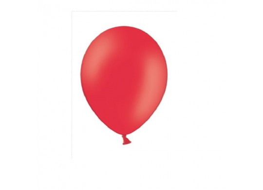 Ballon uni 27 cm standard rouge X50