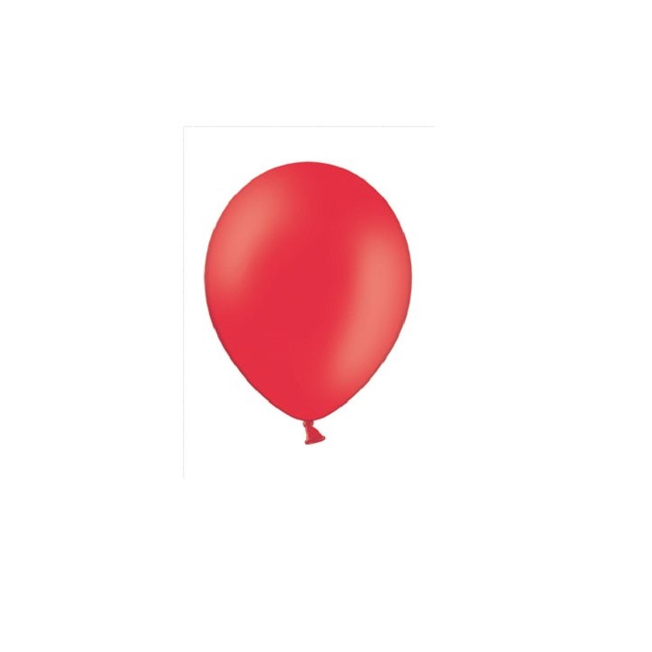 Ballon uni 27 cm standard rouge X50
