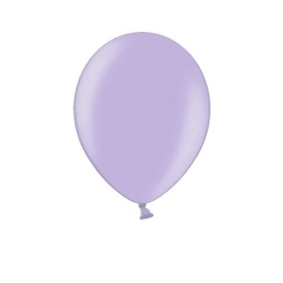 Ballon uni 27 cm métallisé lavande x50