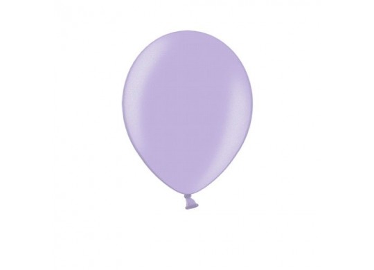 Ballon uni 27 cm métallisé lavande x50