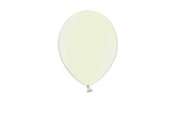 Ballon uni 27 cm métallisé ivoire x50