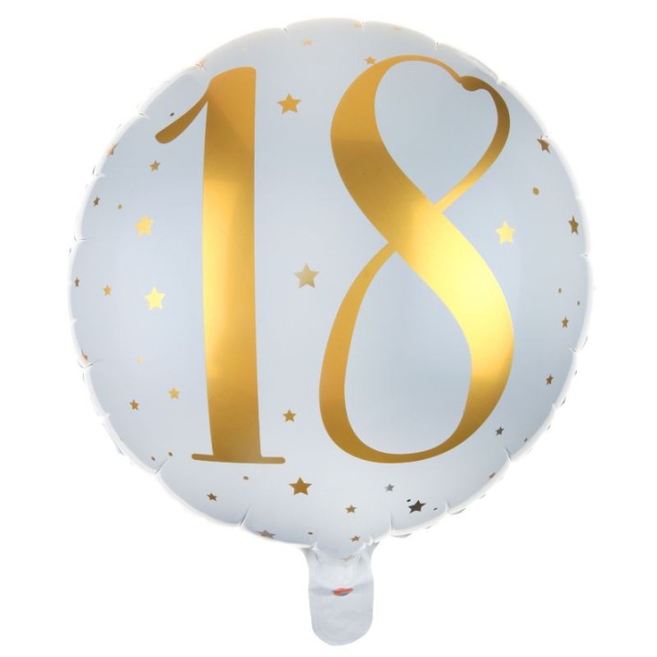 Ballon aluminium 18 ans - articles de fête