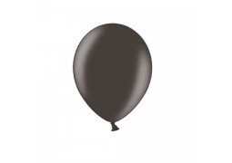Ballon uni 27 cm métallisé noir x50