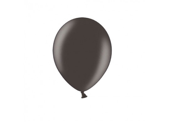 Ballon uni 27 cm métallisé noir x50