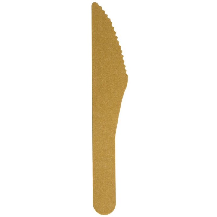 Couteaux papier kraft x10 - Article de fête