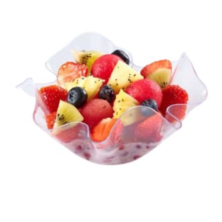 Coupelle fleur 26 cl transparente - Vaisselle réutilisable