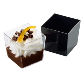 Verrine Mini Craps transparent - Vaisselle réutilisable