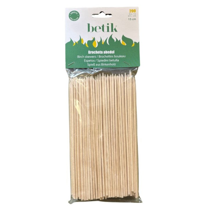 Brochettes bois bouleau - Pics apéritifs buffet événementiel