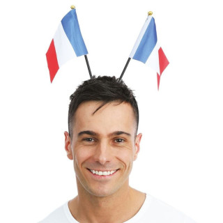 Serre-tête drapeaux France supporters - Accessoire Coupe du Monde