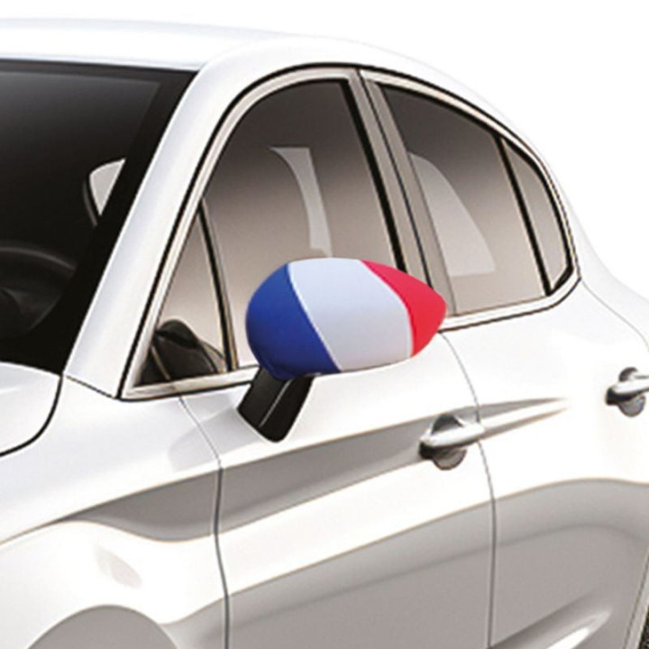 Housse rétroviseur France supporters voiture - Accessoire match de football