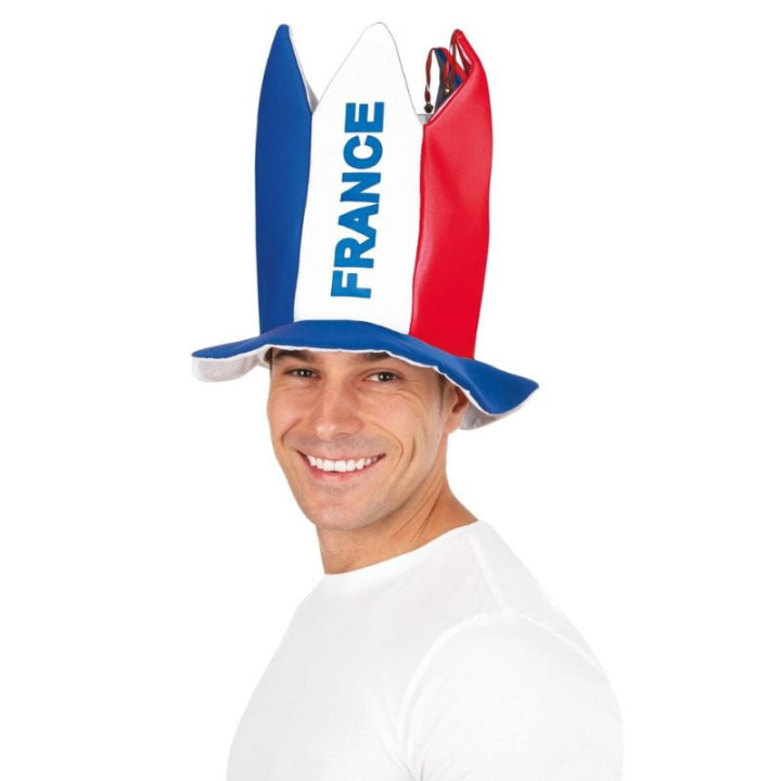 Chapeau bouffon supporters France - Accessoire Coupe du Monde football