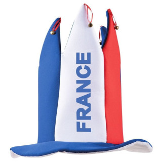 Chapeau bouffon supporters France - Accessoire Coupe du Monde football