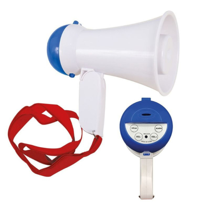 Mégaphone portable - Accessoire animation match et événement festif