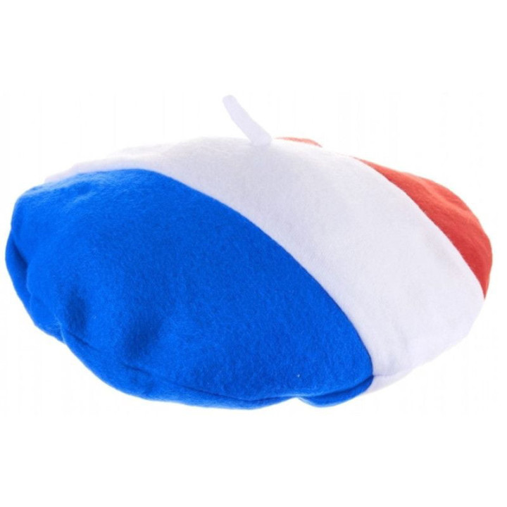 Béret France bleu blanc rouge - Accessoire supporter événement
