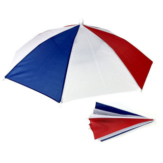 Chapeau ombrelle France - Accessoire supporter été et événement sportif