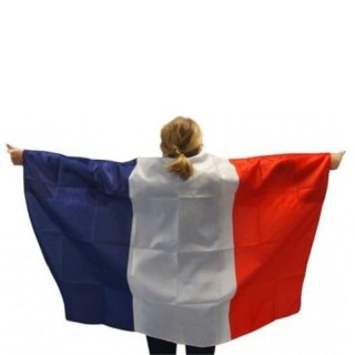 Cape supporters bleu blanc rouge - Accessoire Coupe du Monde et match foot