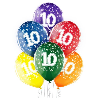 Ballons anniversaire chiffres - Décoration fête âge