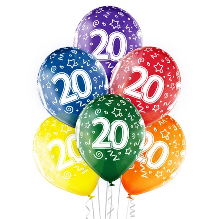 Ballons anniversaire chiffres - Décoration fête âge