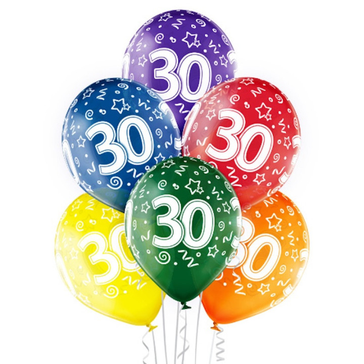 Ballons anniversaire chiffres - Décoration fête âge