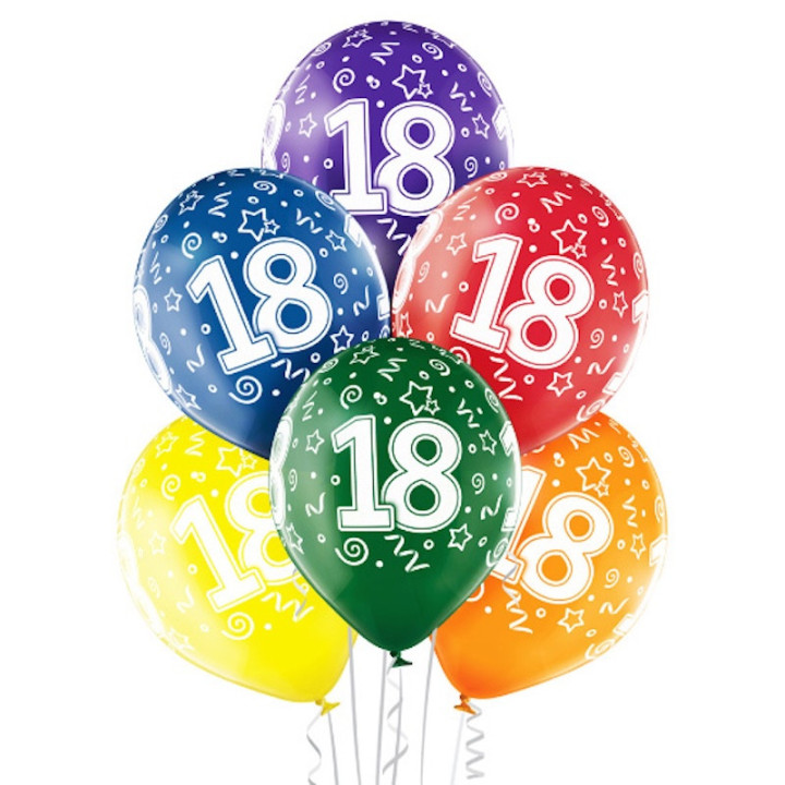 Ballons anniversaire chiffres - Décoration fête âge
