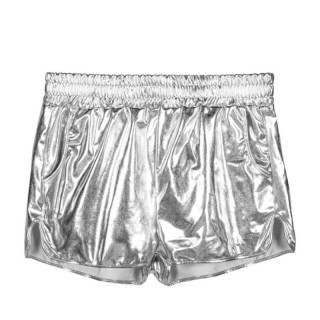 Mini short métallisé femme - Costume fête