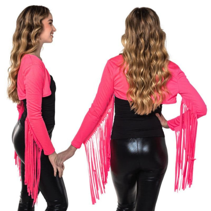 Costume adulte femme boléro franges