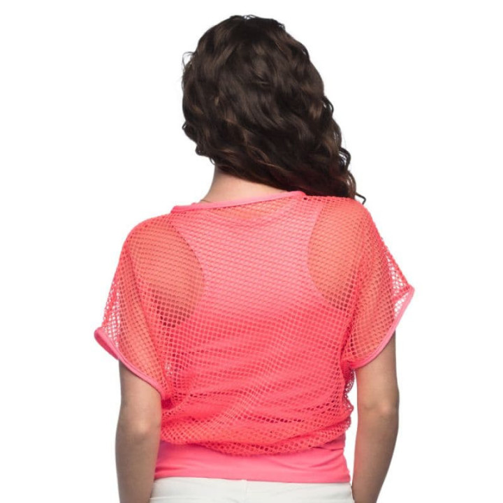 Tee-shirt résille femme coloré - Costume fête
