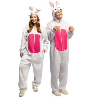 Combinaison lapin blanc adulte - Costume fête et carnaval