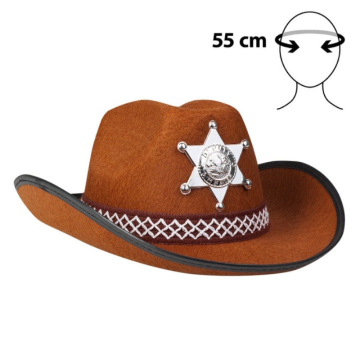 Chapeau shérif enfant - Costume western