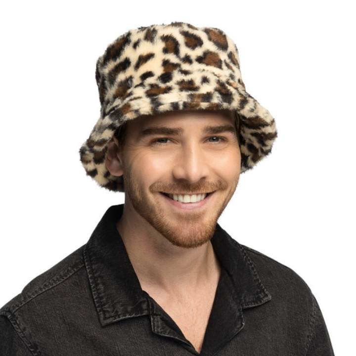 Bob fausse fourrure léopard – Accessoire carnaval