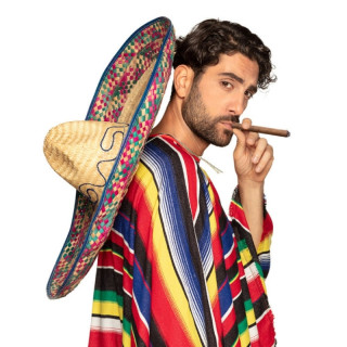 Sombrero Enrique 70 cm - Accessoire déguisement mexicain
