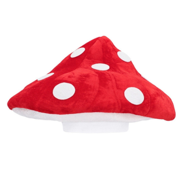Chapeau champignon rouge - Accessoire déguisement fête