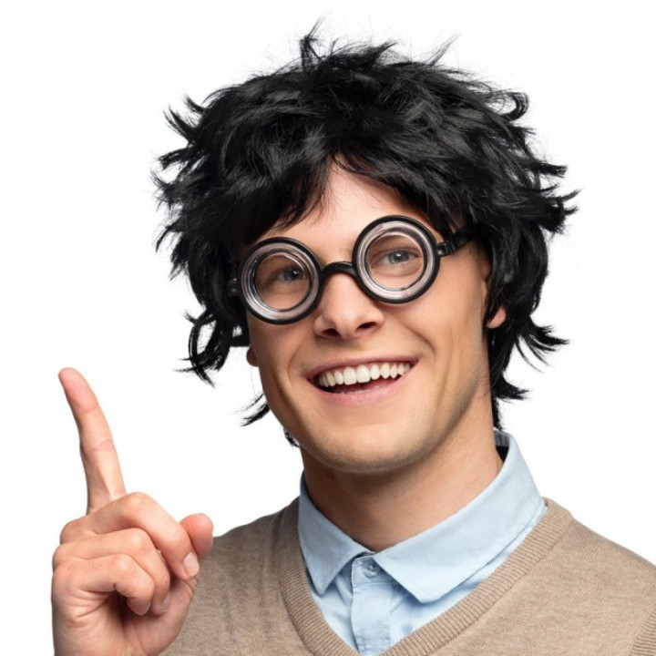 Lunettes Intello - Accessoire déguisement humoristique