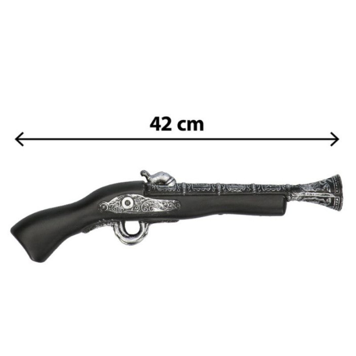 Pistolet pirate 42 cm - Accessoire déguisement pirate