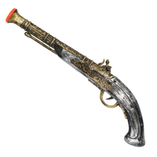 Pistolet pirate sonore 42 cm - Accessoire déguisement