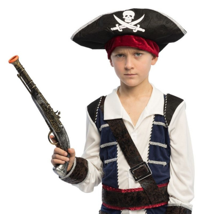 Pistolet pirate sonore 42 cm - Accessoire déguisement