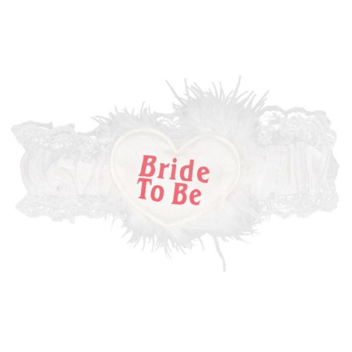 Jarretière Bride to be - accessoire EVJF mariée